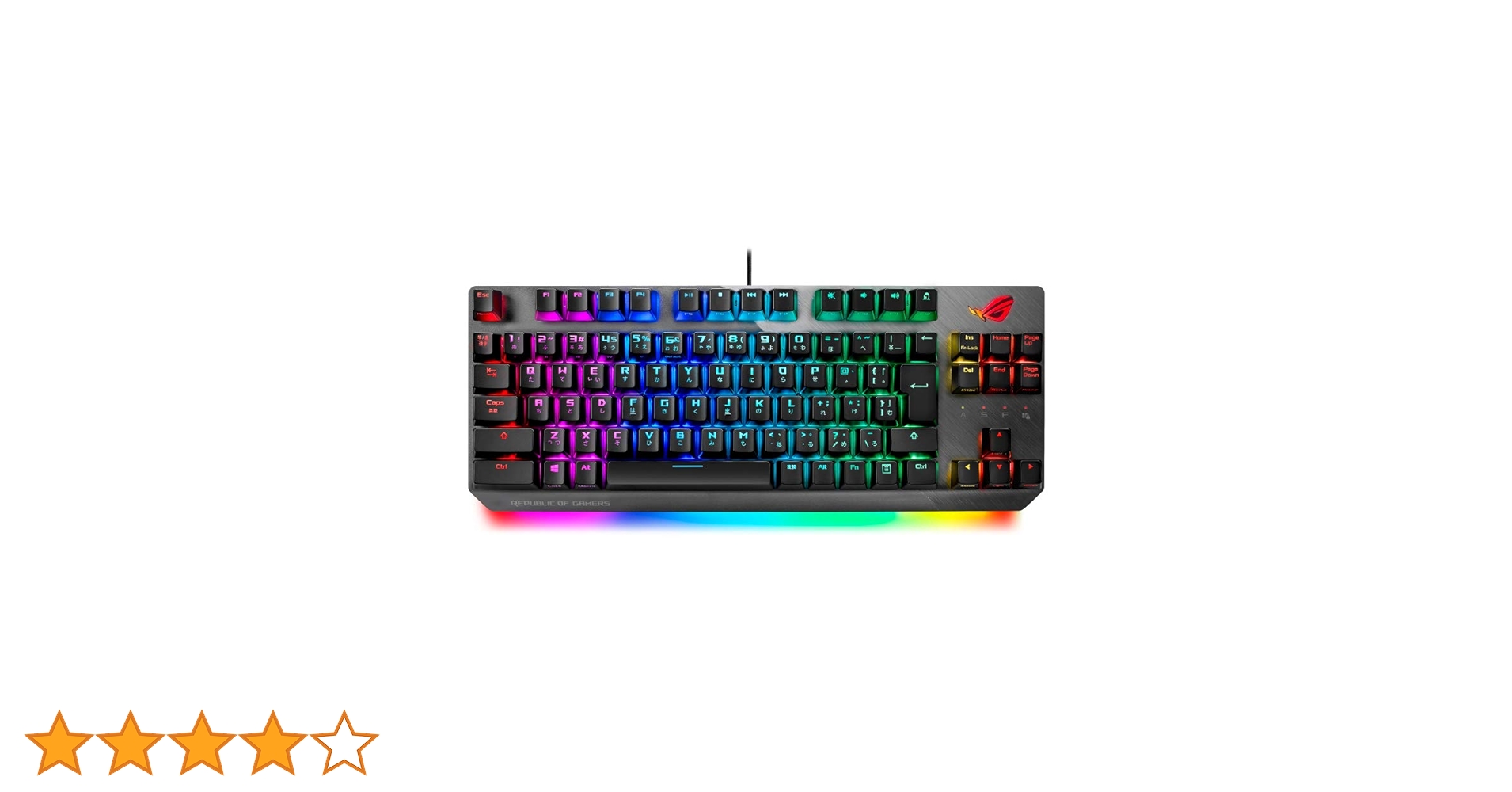 ASUS ゲーミングキーボード X802 STRIX SCOPE 【赤軸】 Amazon.co.jp: ASUS ゲーミングキーボード X802 STRIX SCOPE TKL/RD/JP